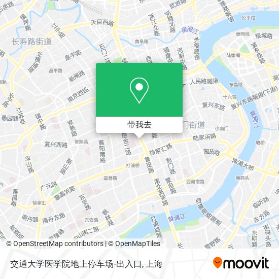 交通大学医学院地上停车场-出入口地图