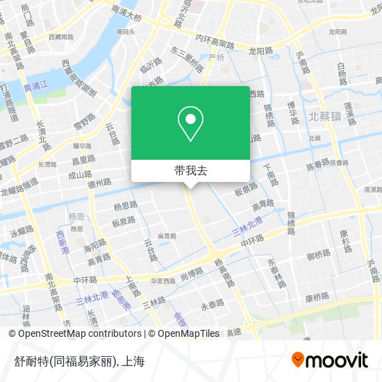 舒耐特(同福易家丽)地图