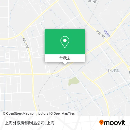 上海外泉青铜制品公司地图