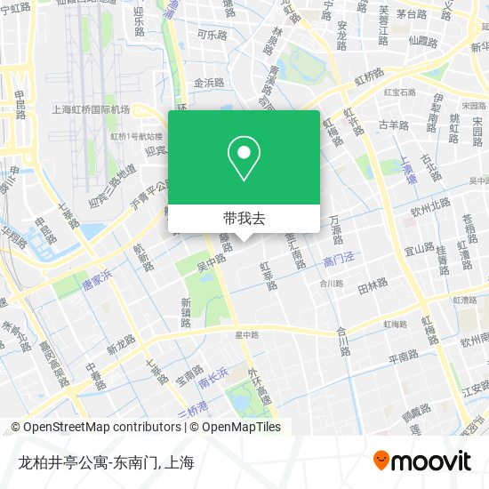 龙柏井亭公寓-东南门地图