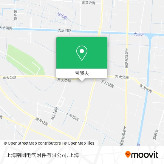 上海南团电气附件有限公司地图