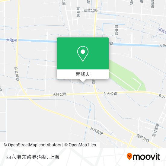 西六港东路界沟桥地图