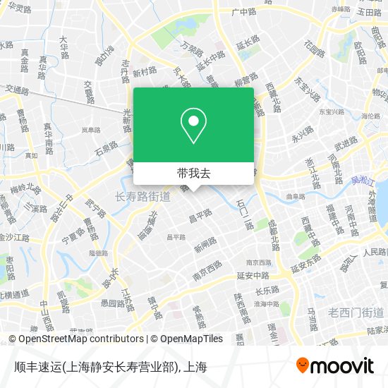 顺丰速运(上海静安长寿营业部)地图