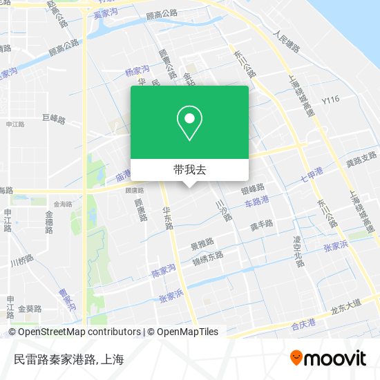 民雷路秦家港路地图