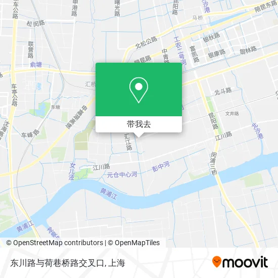 东川路与荷巷桥路交叉口地图