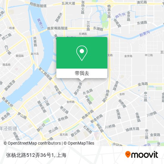 张杨北路512弄36号1地图