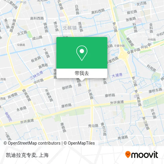 凯迪拉克专卖地图