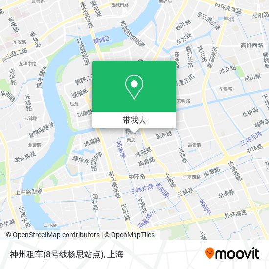 神州租车(8号线杨思站点)地图