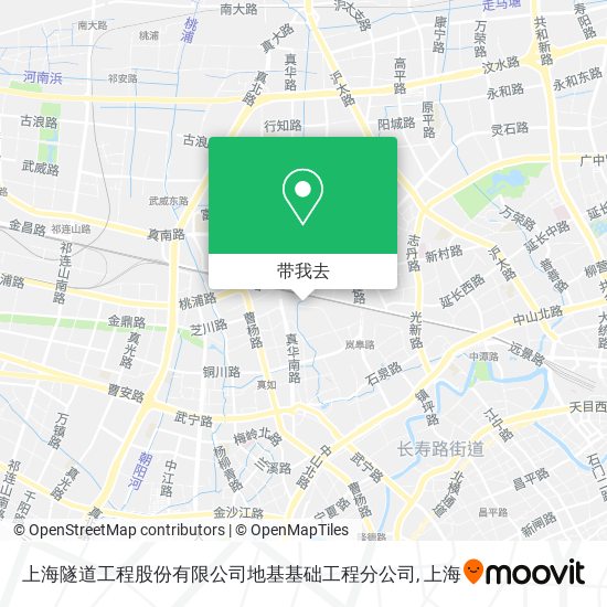 上海隧道工程股份有限公司地基基础工程分公司地图