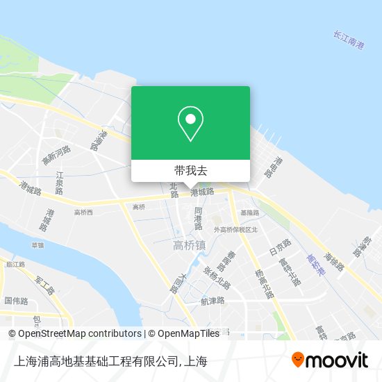 上海浦高地基基础工程有限公司地图