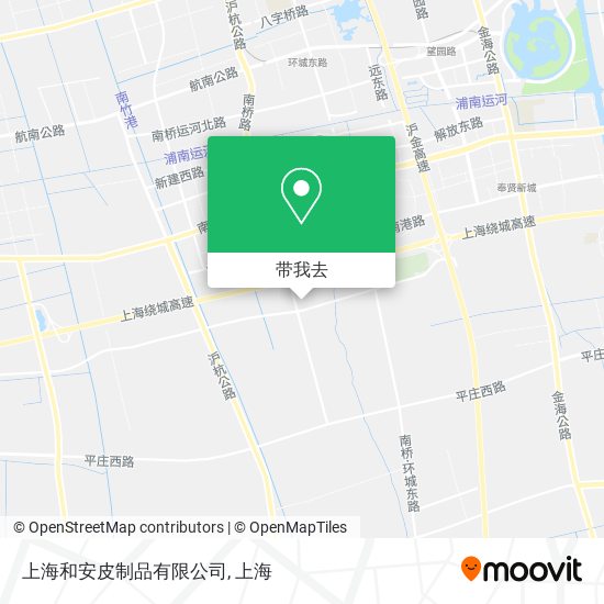 上海和安皮制品有限公司地图