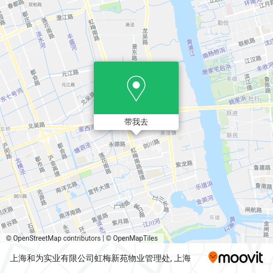 上海和为实业有限公司虹梅新苑物业管理处地图