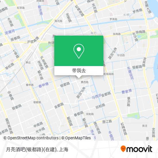月亮酒吧(银都路)(在建)地图