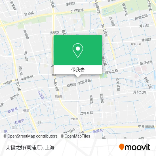 莱福龙虾(周浦店)地图