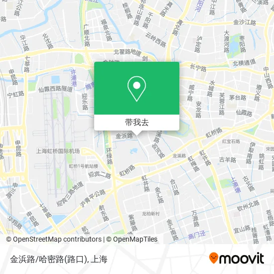 金浜路/哈密路(路口)地图
