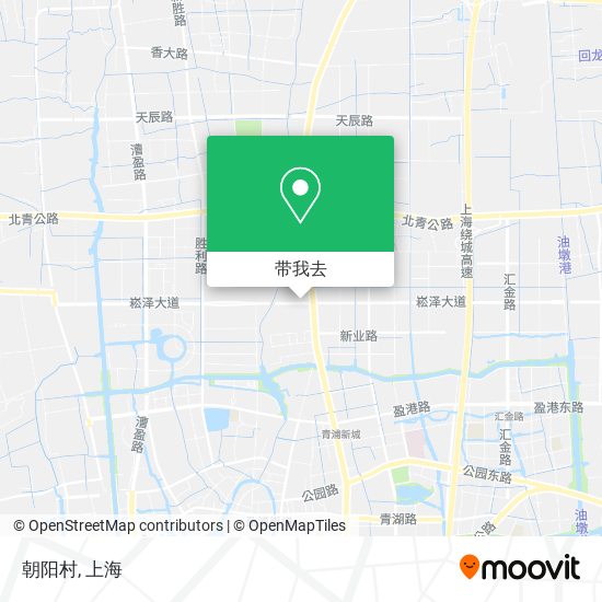 朝阳村地图