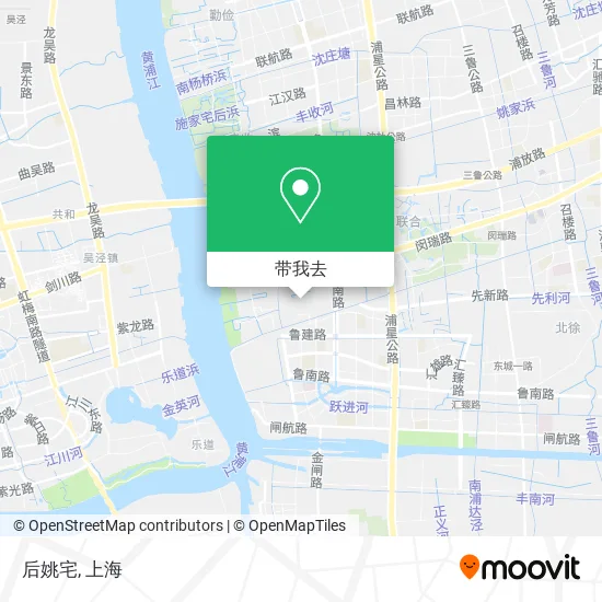 后姚宅地图