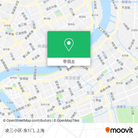 凌三小区-东1门地图