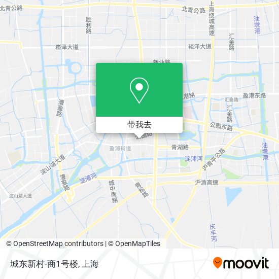城东新村-商1号楼地图