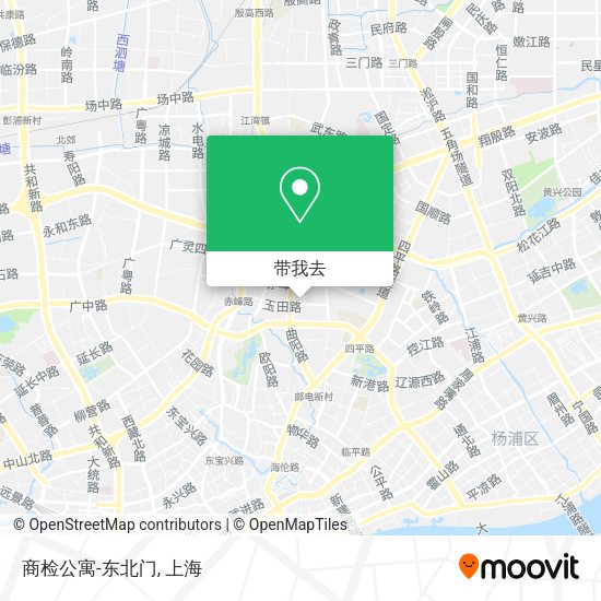 商检公寓-东北门地图