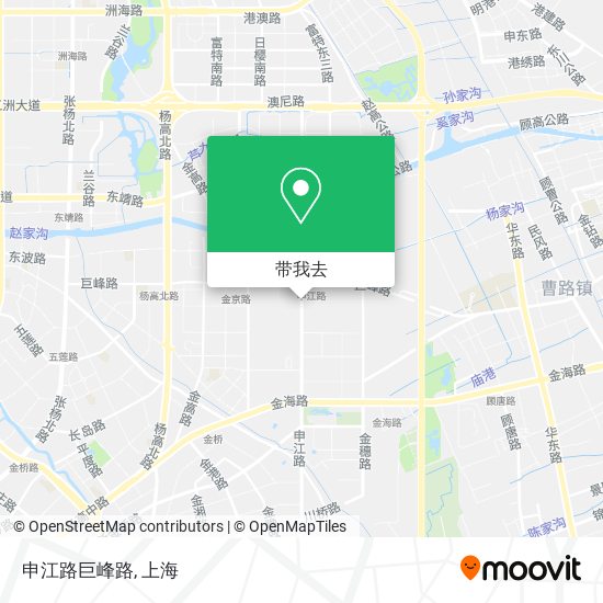 申江路巨峰路地图