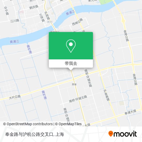 奉金路与沪杭公路交叉口地图