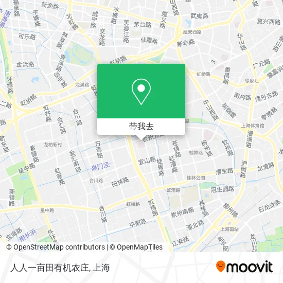 人人一亩田有机农庄地图