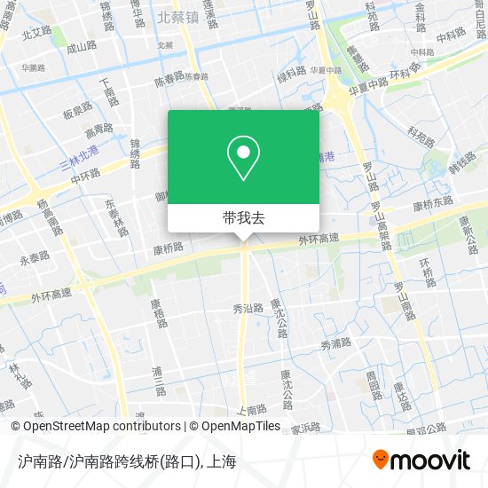 沪南路/沪南路跨线桥(路口)地图