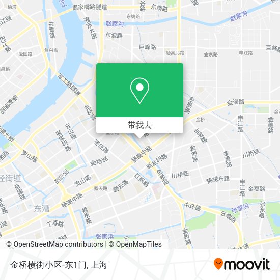 金桥横街小区-东1门地图