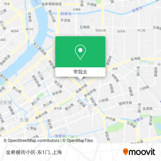 金桥横街小区-东1门地图