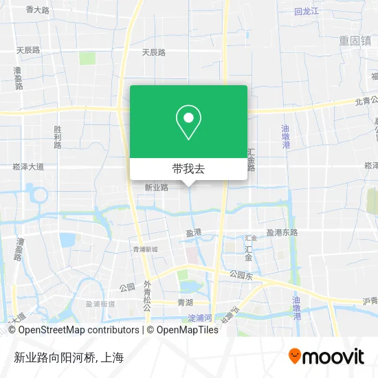 新业路向阳河桥地图