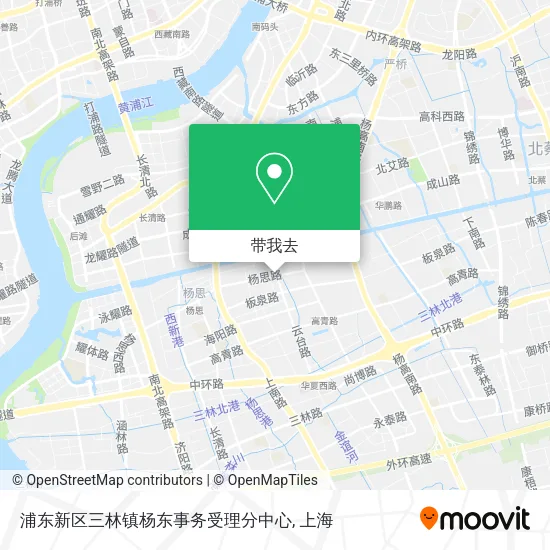 浦东新区三林镇杨东事务受理分中心地图