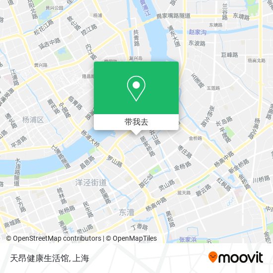 天昂健康生活馆地图