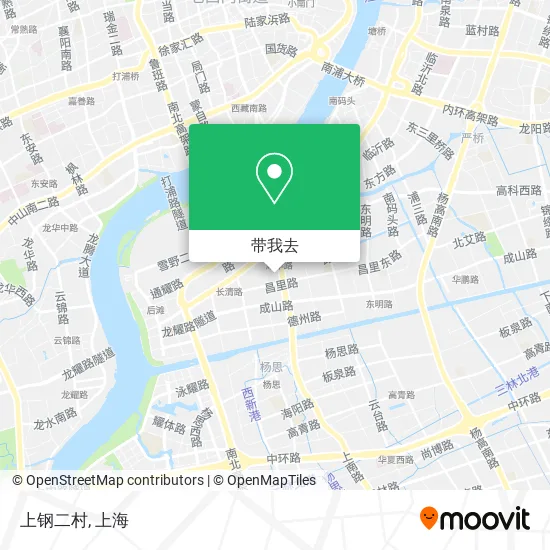 上钢二村地图