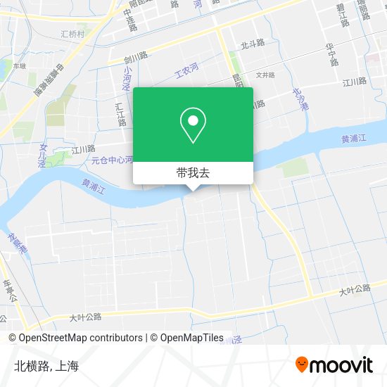 北横路地图