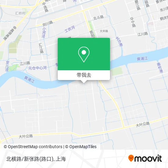 北横路/新张路(路口)地图