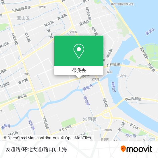 友谊路/环北大道(路口)地图