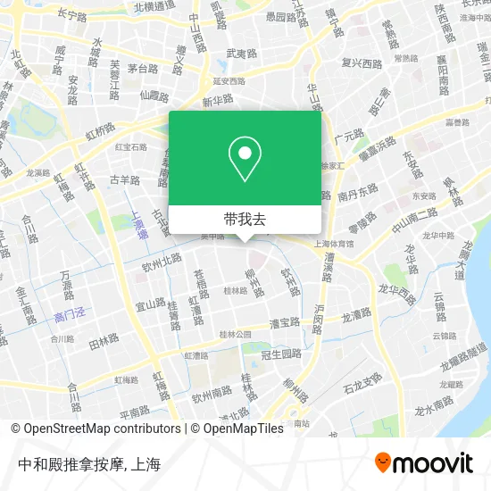 中和殿推拿按摩地图