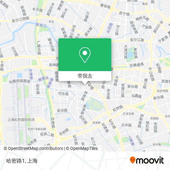 哈密路1地图