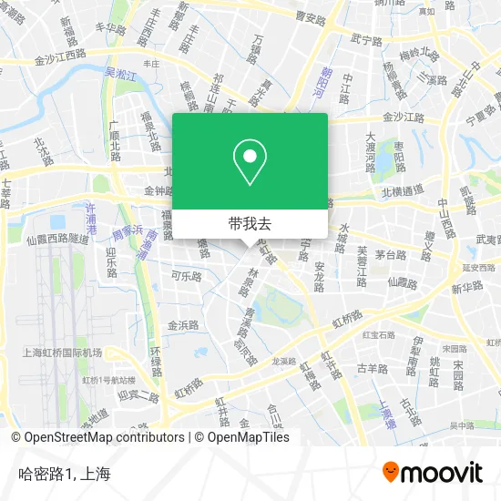 哈密路1地图