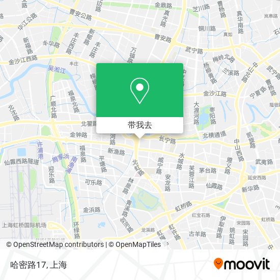 哈密路17地图