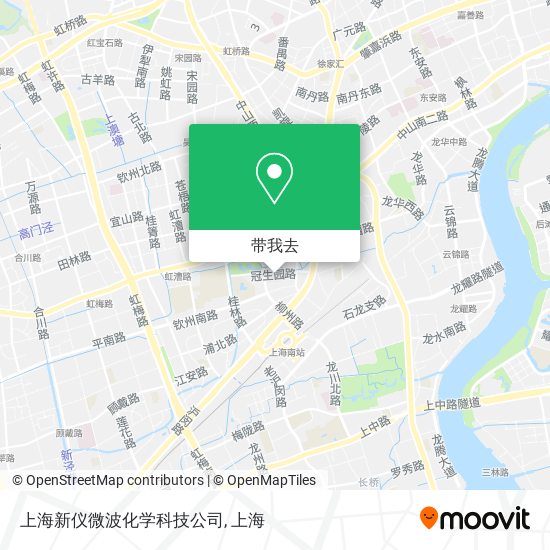上海新仪微波化学科技公司地图