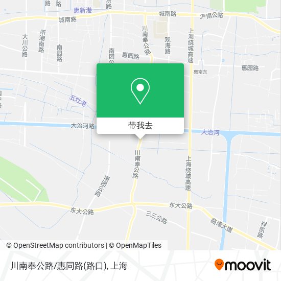 川南奉公路/惠同路(路口)地图