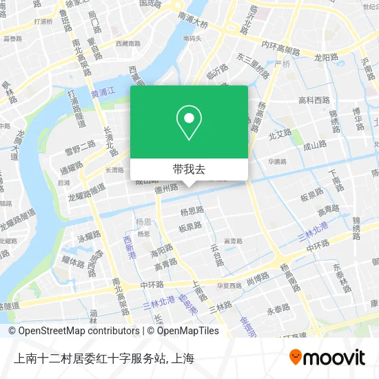 上南十二村居委红十字服务站地图