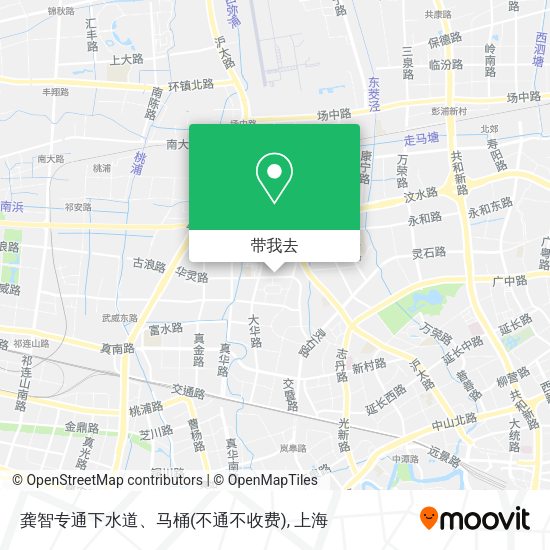 龚智专通下水道、马桶(不通不收费)地图