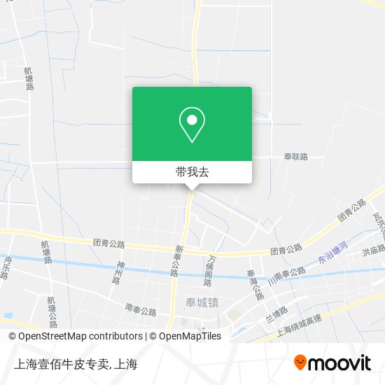 上海壹佰牛皮专卖地图
