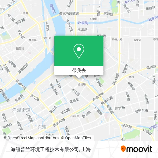 上海纽普兰环境工程技术有限公司地图