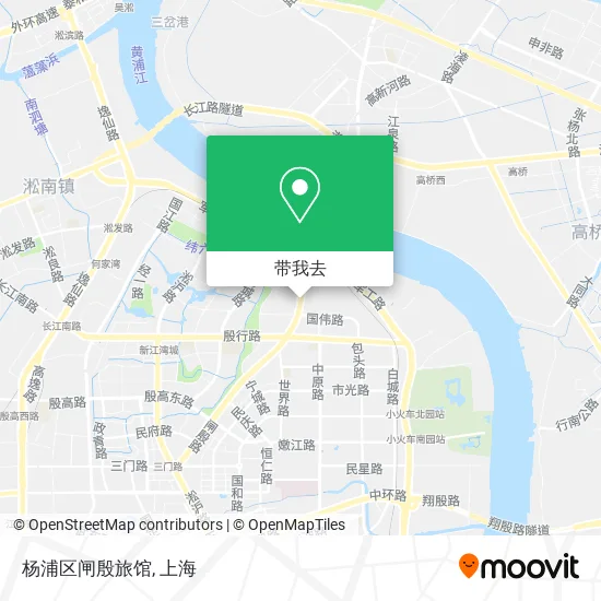 杨浦区闸殷旅馆地图
