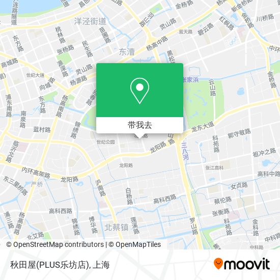 秋田屋(PLUS乐坊店)地图