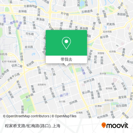 程家桥支路/虹梅路(路口)地图